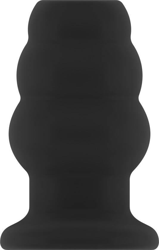 Sono: Large Hollow Tunnel Butt Plug No. 51, svart