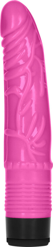 Shots Toys: GC 8 Inch Slight Realistic Dildo Vibe, rosa
