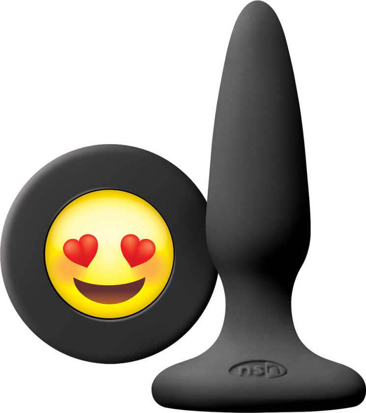 NSNovelties: Mojis Plug ILY, Mini, svart