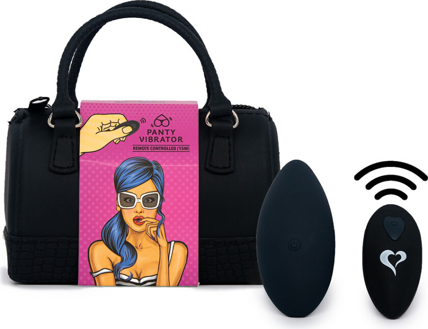 Feelztoys: Remote Controlled Panty Vibrator, svart