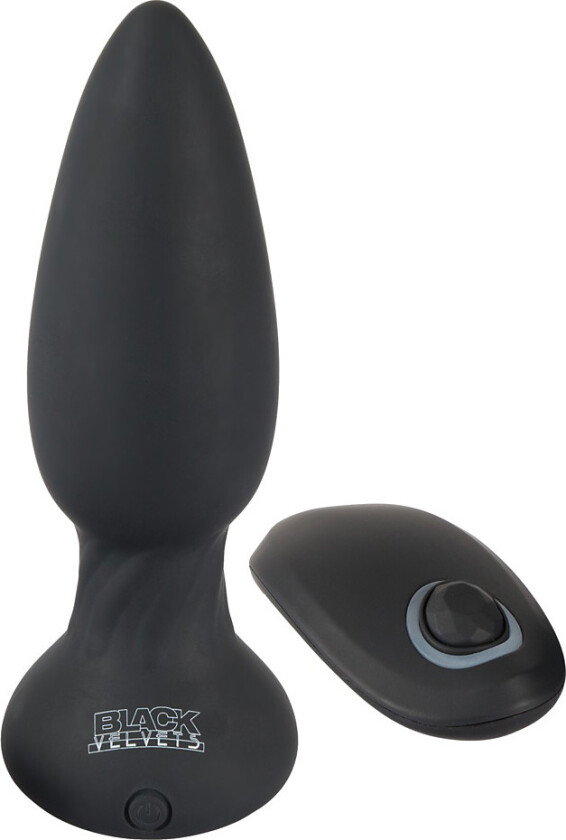 Black Velvets: Remote Controlled Rotating & Vibrating Plug