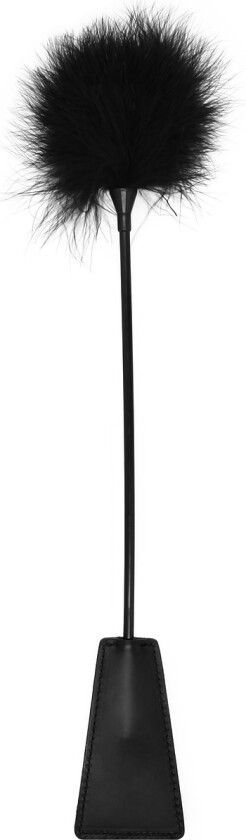 Ouch!: Crop With Feather, svart