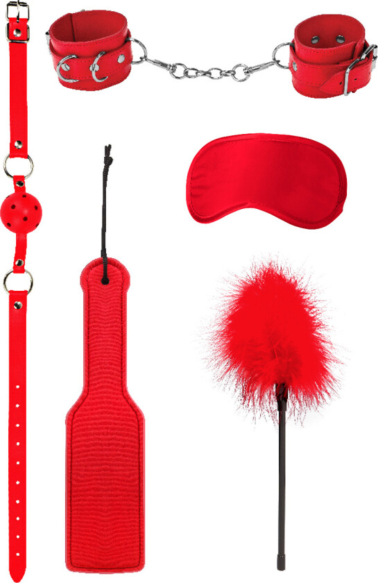 Ouch!: Introductory Bondage Kit #4, rød