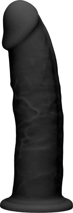 RealRock Ultra: Silicone Dildo / Dual Density, 15 cm, svart