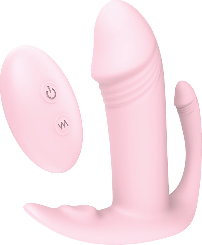 Dream Toys: Vibes of Love, Rechargeable Remote Tri-Pleasurer, rosa