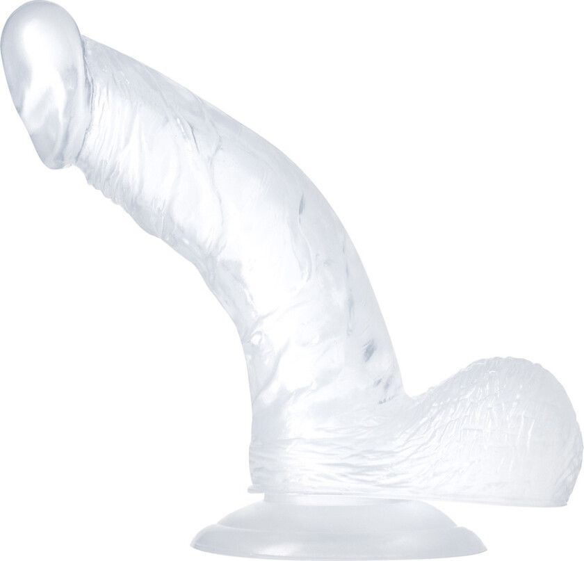 B Yours: Diamond Sparkle Dildo, 16.5 cm, gjennomsiktig