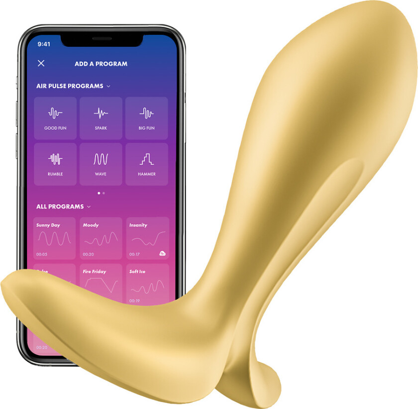Satisfyer Connect: Intensity Plug, Plug Vibrator, gull