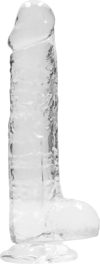 RealRock: Crystal Clear Realistic Dildo, 19 cm