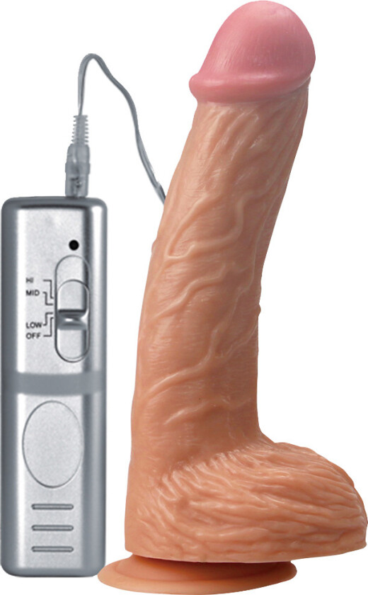 LoveToy: Real Extreme Extra Girth Dildo Vibrator, 22 cm