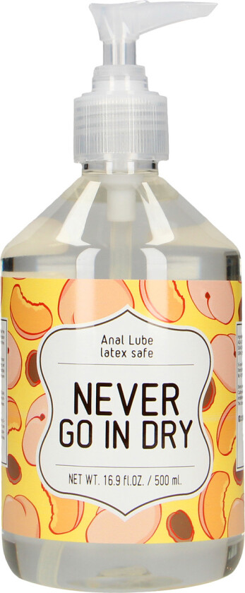 S-Line: Anal Lube, Never Go In Dry, 500 ml