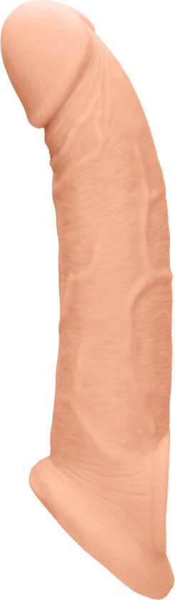 RealRock Skin: Penis Extender with Rings, 22 cm, lys