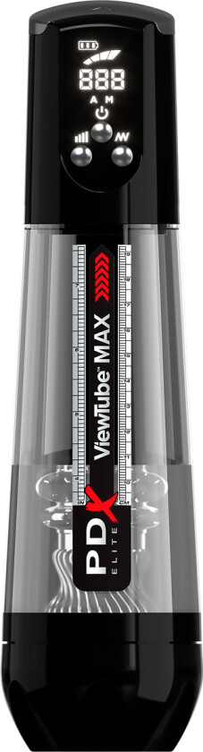 Pipedream PDX Elite: ViewTube Max View, See-Thru Suction Stroker