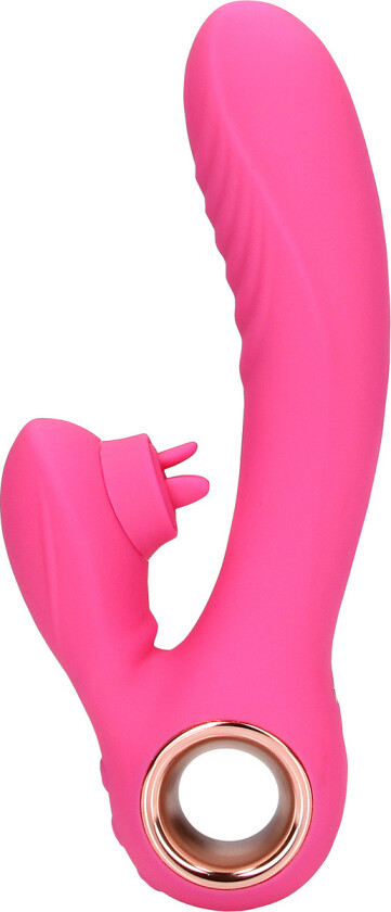 Loveline: Tongue Flickering and Heating Rabbit Vibrator