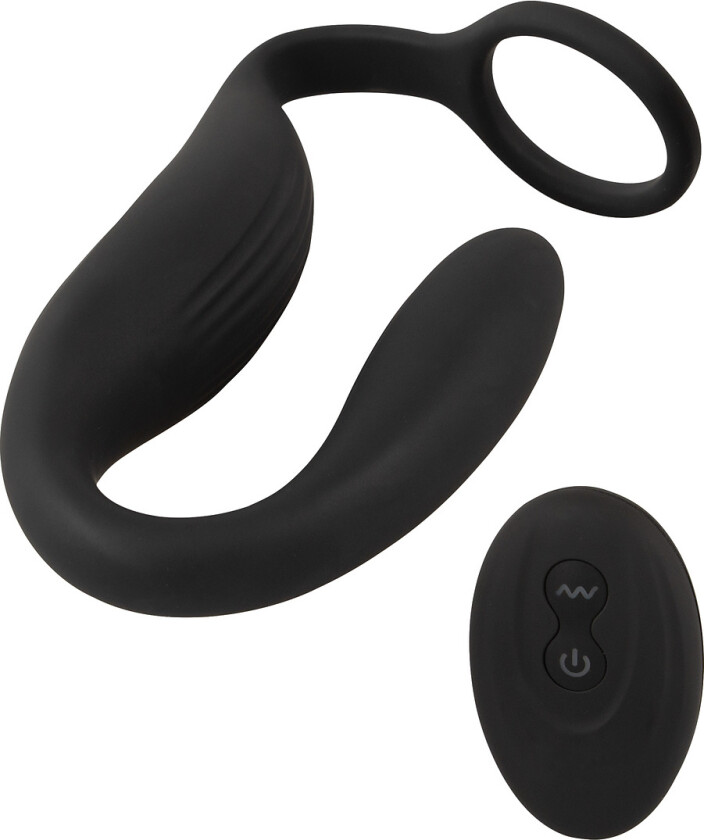 Black Velvet: C-Ring with RC Butt Plug