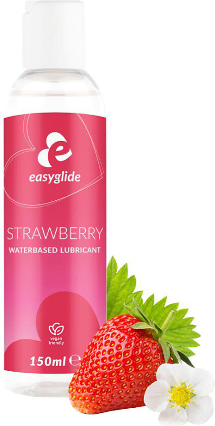 EasyGlide: Waterbased Lubricant, Strawberry, 150 ml