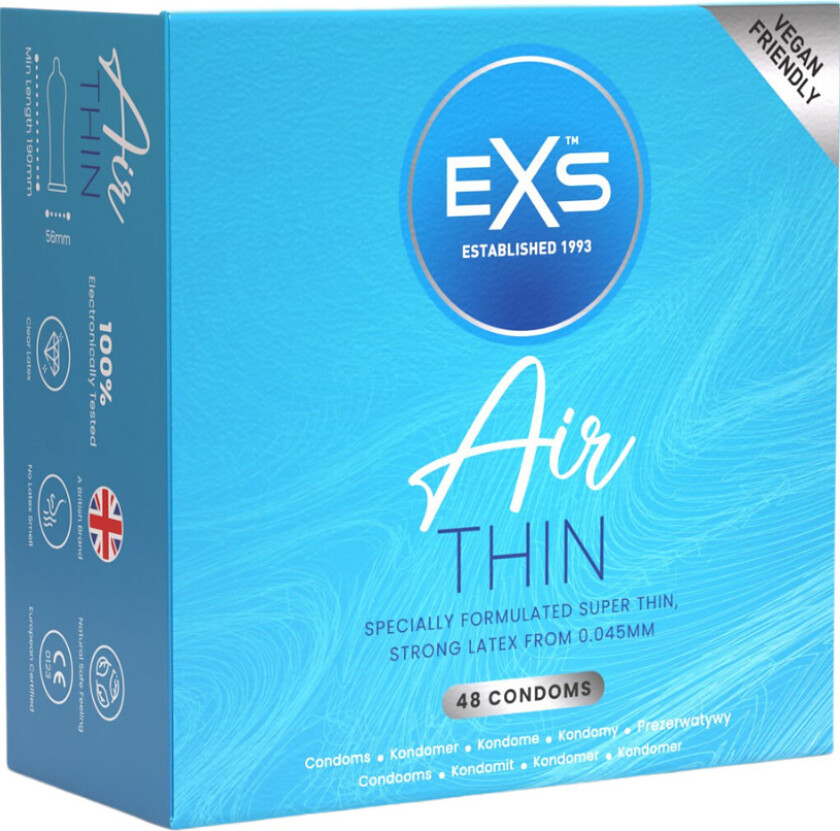 EXS Air Thin: Kondomer, 48 stk