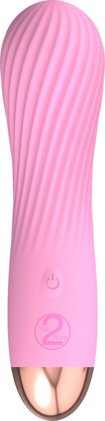 You2Toys: Cuties Pink, Ribbed Mini Vibrator