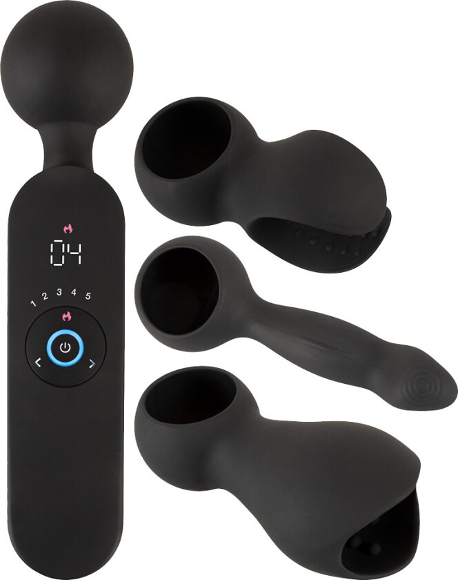 Couples Choice: Wand Vibrator with 3 attachments