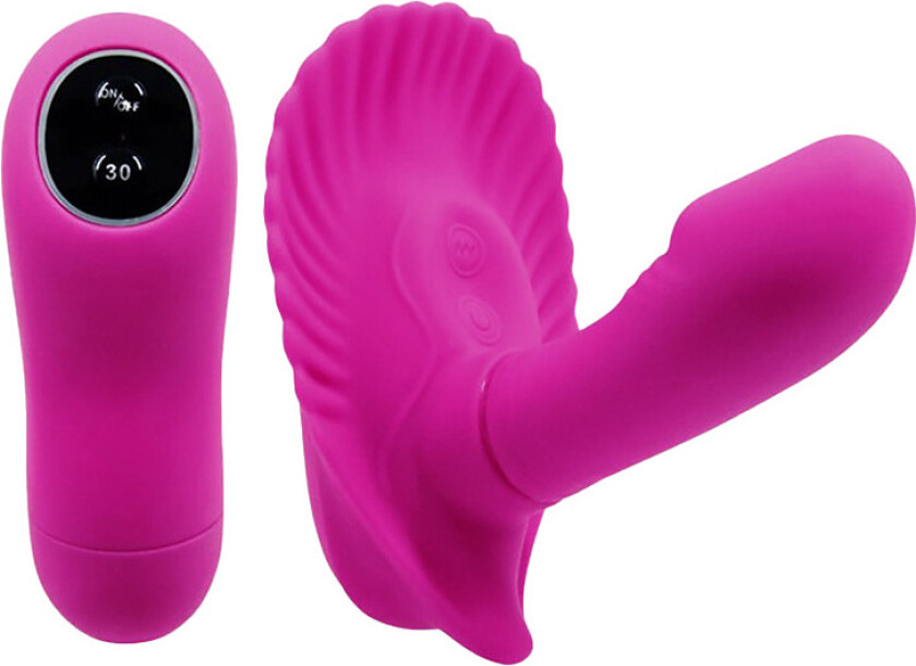 Pretty Love: Fancy Clamshell Vibrator with Remote