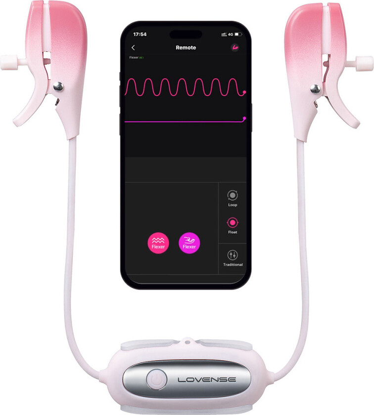 Lovense: Gemini, Bluetooth Vibrating Nipple Clamps