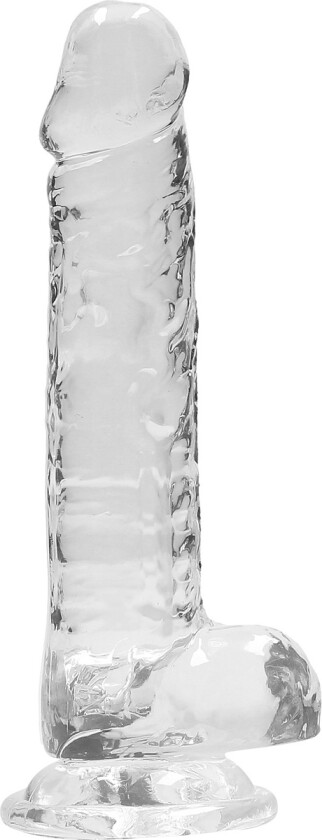 RealRock: Crystal Clear Realistic Dildo, 17 cm