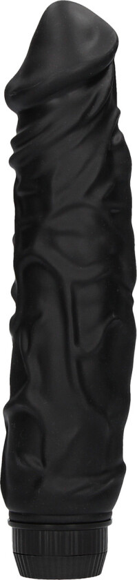 Shots Toys: Realistic Multispeed Vibrator, 23 cm, svart