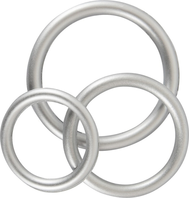 You2Toys: Metallic Silicone Cock Ring Set