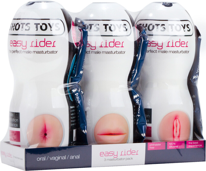 Easy Rider: Male Masturbators, 3-pack