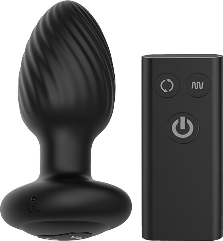 Nexus: Tornado Rotating & Vibrating Butt Plug, large