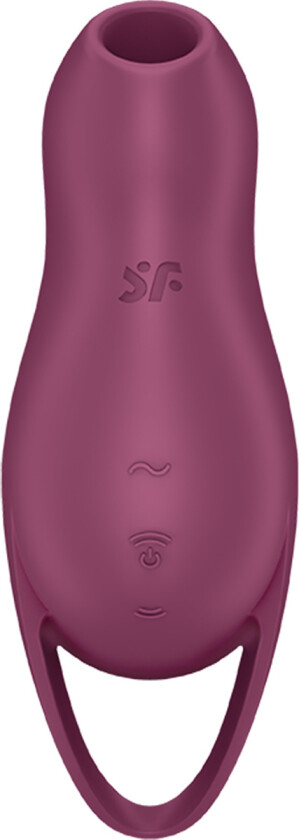 Satisfyer: Pocket Pro 1, Double Air Pulse Vibrator, rød