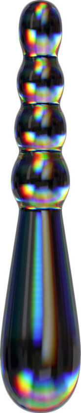 LoveToy: Twilight Gleam Glass Dildo, Rising Ripples