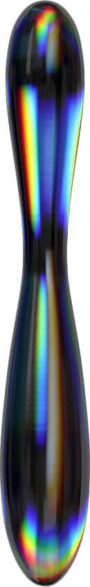 LoveToy: Twilight Gleam Glass Dildo, Double Delight