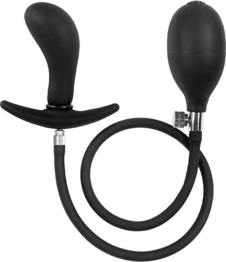 Rimba: Inflatable Curved Anal Plug with Pump