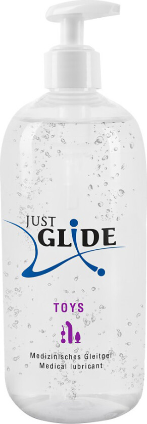 Just Glide: Toy, Vannbasert Glidemiddel, 500 ml