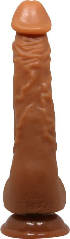 Beautiful Jason: Realistisk dildo med sugekopp, 23 cm, mørk