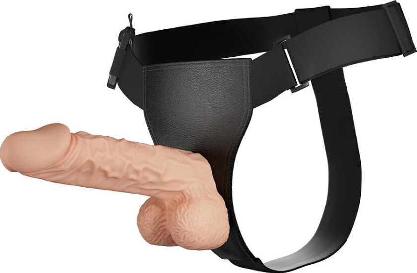 Debra: Ultra Harness with Multi-Speed Strap-On, 24 cm