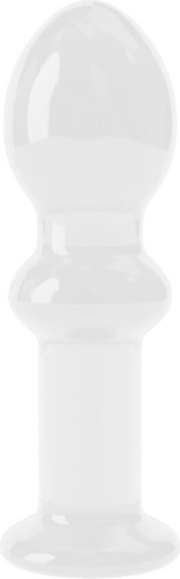 LoveToy: Glass Romance Butt Plug, gjennomsiktig