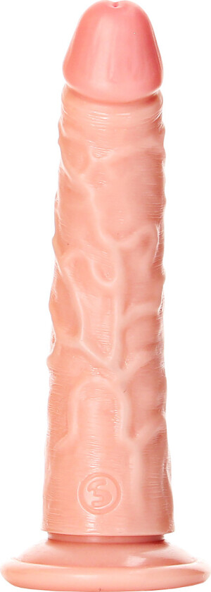 RealRock: Slim Realistic Dildo, 15,5 cm, lys