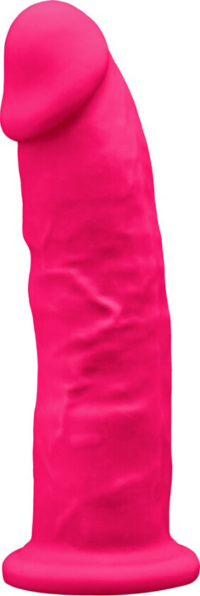 Silexd: Premium Silicone Dildo with Vibration, 17.5 cm