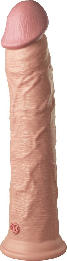 King Cock Elite: Dual Density Silicone Cock, 30 cm, lys