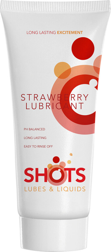 Shots Lubes & Liquids: Strawberry Lubricant, 100 ml