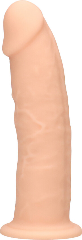 RealRock Ultra: Silicone Dildo / Dual Density, 15 cm, lys