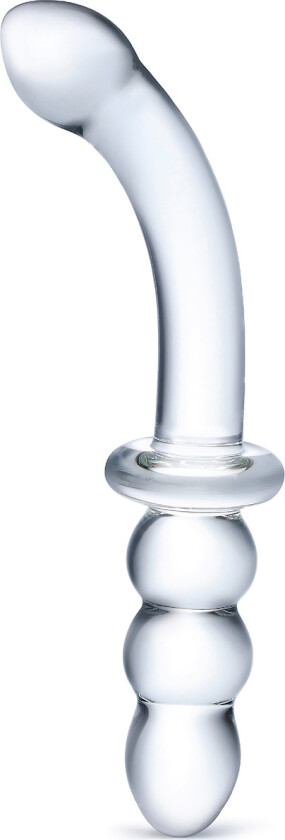 Gläs: Ribbed, G-Spot Glass Dildo