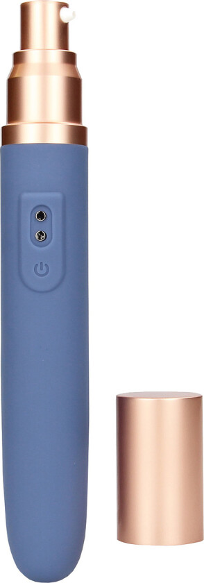 Loveline: Travel Vibrator with Lube Compartment and Pump