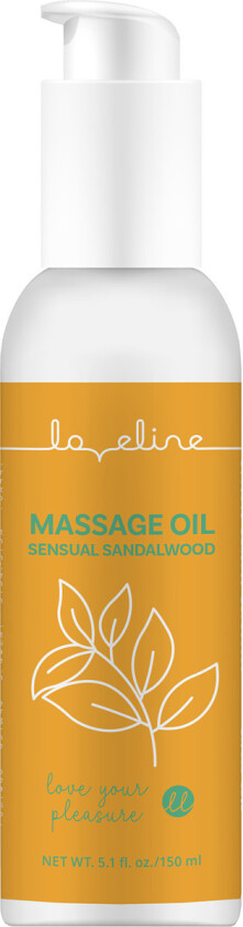 Loveline: Massage Oil, Sensual Sandalwood, 150 ml