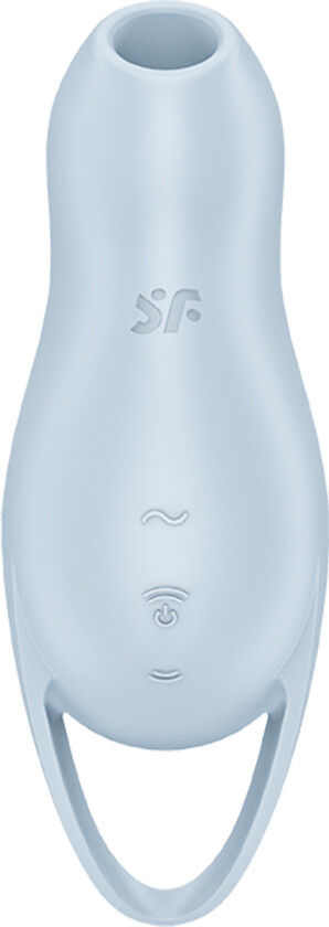 Satisfyer: Pocket Pro 1, Double Air Pulse Vibrator, blå