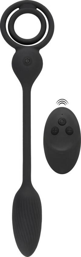 Rebel: Cock and Ball Ring with RC Butt Plug