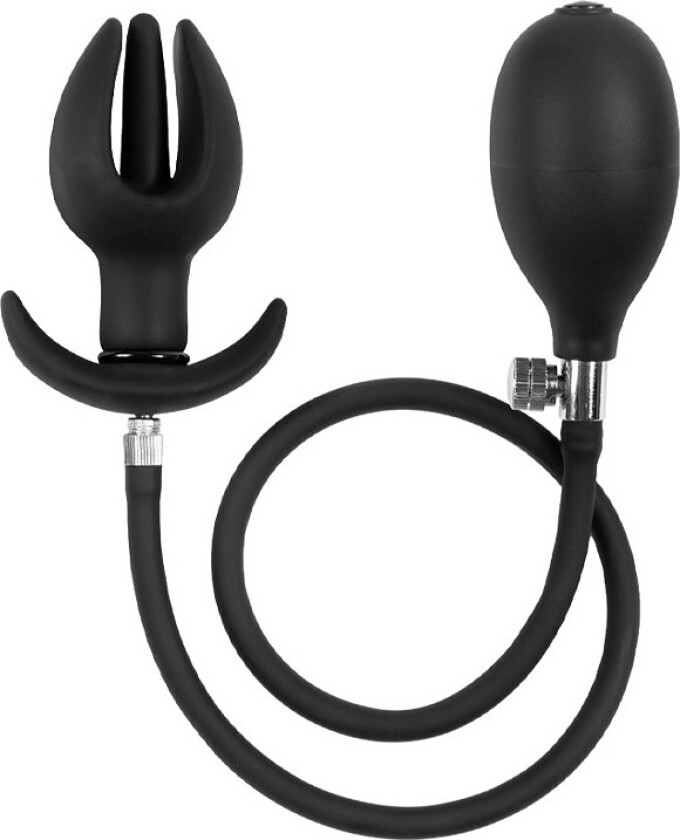 Rimba: Inflatable Anal Tulip-Shaped Plug with Pump