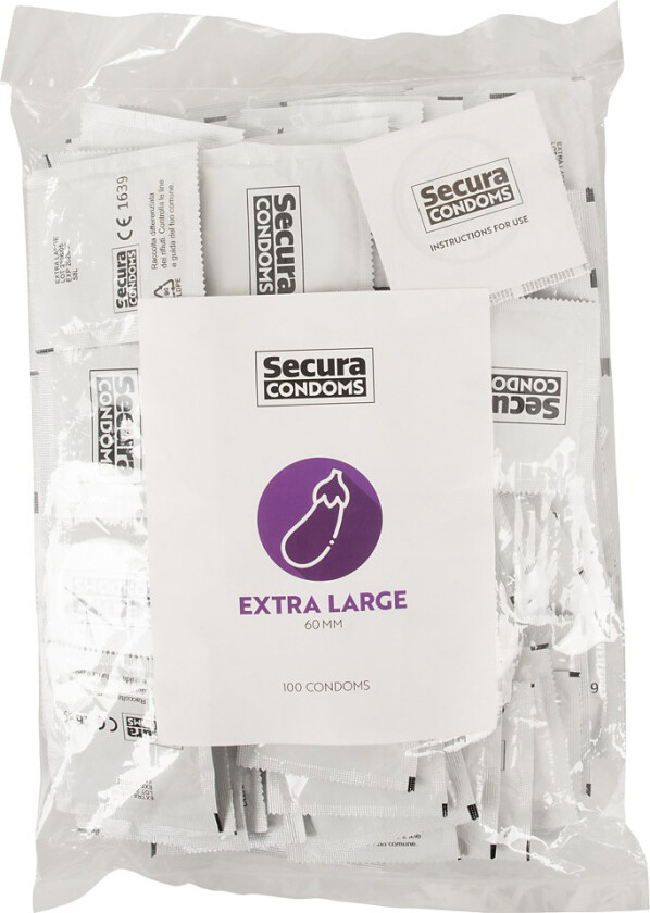 Secura: Extra Large, Kondomer, 100 stk