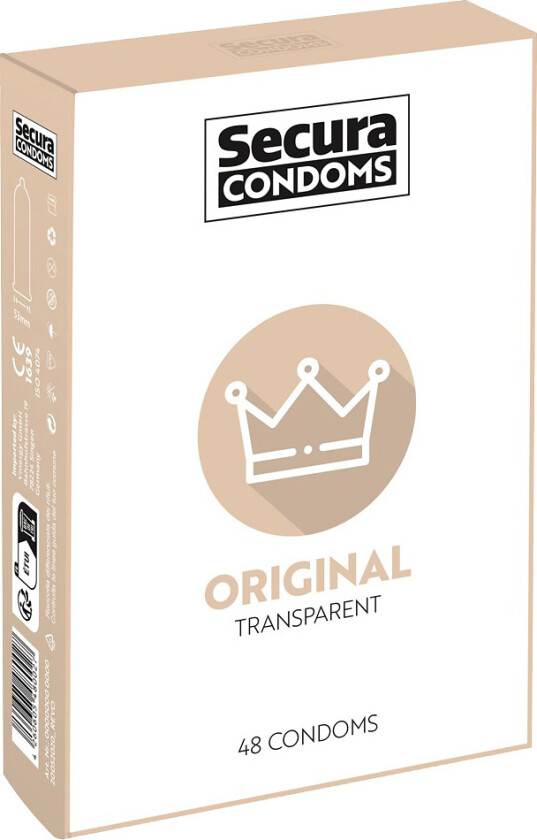 Secura: Original, Kondomer, 48 stk